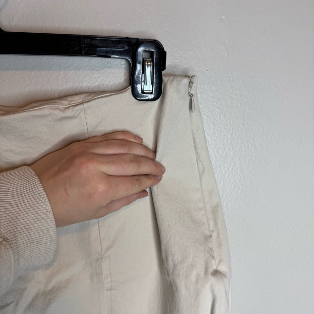 Boston Proper Ivory White Skort Skirt Shorts - Picture 4 of 10
